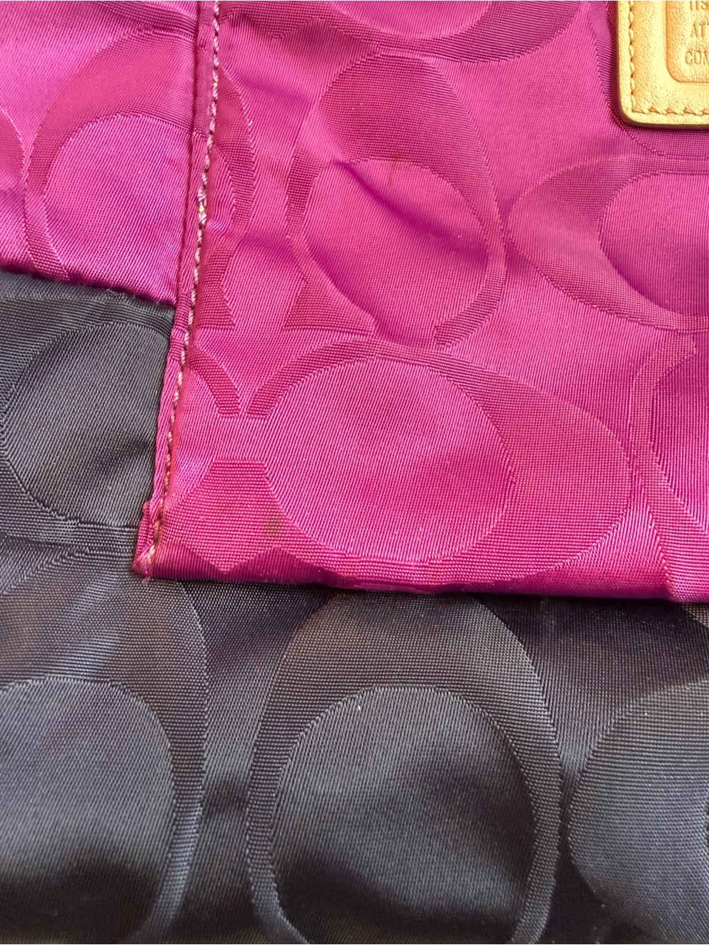 Coach Weekend Signature Colorblock Tote - Picture 7 of 9
